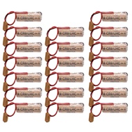 WELLVEUS 20Pc CR8-LHC 3V Lithium Battery Replacements for Fuji FDK CR8. LHC 17450 Memory Backup Powe