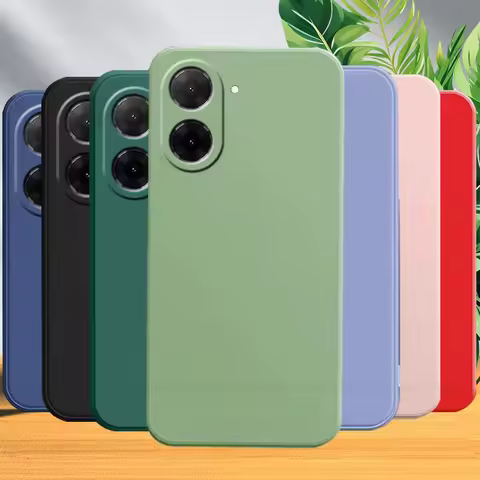 For Redmi A5 Case Cover Xiaomi Redmi A5 Capas Shockproof Phone Bumper Back Original Liquid Silicone
