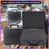 STOK READY XMSJ Kotak Perkakas Jinjing Portable Hard Carry Tool Box with Sponge / kotak perkakas tuk