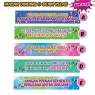 [BANNER DINDING] BANNER KECERIAAN HIASAN DINDING @ BEAM KELAS 5X1 Kaki
