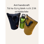 Large water bottle bag 1 liter 8 to 2 liter with zipper