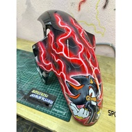 ✨ (AIRBRUSH) FRONT FENDER MUDGUARD Y15 V1 & V2 YAMAHA 🔥