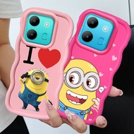 MERAH KL37 minions Casing for Infinix Smart 7 Zero Note 30 Plus 5G Case Pink
