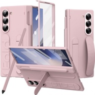 Strap for Samsung Galaxy Z Fold 7 Phone Case with S Pen Holder & Stylus,Cute Kickstand Case for  Z F