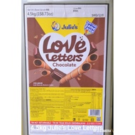 Julie's Biscuit Tin Love Letter Chocolate 4.5kg