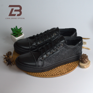 MOBATIC BRATA LOW BLACK LOKAL BRAND - SEPATU SNEAKERS PRIA WANITA DEWASA TERBARU 2023 SEPATU COWOK C
