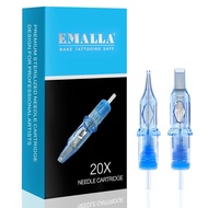 Jarum Kartrij Tatu Emalla, 20Pcs Jarum Tatu Campuran ELIOT 1003RLL 1005RLL 1007RLL 1009RLL 1207RSL 1