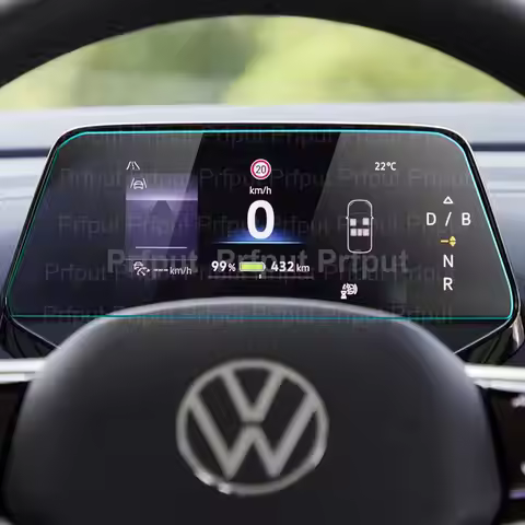 Tempered Glass for Volkswagen ID.5 ID.6 ID Buzz ID.3 ID.4 2020-2024 Car Digital Cockpit instrument D
