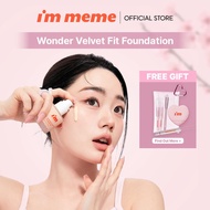IM MEME OFFICIAL Wonder Velvet Fit Foundation 30ml - 24-Hour Long-Lasting Semi-Matte Foundation With