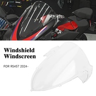 For Aprilia RS457 rs457 RS 457 2024 2025 Motorcycle Windshield Windscreen Wind Deflector Motorbike W