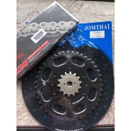 KTM Duke 200 Sprocket Set With Chain 520