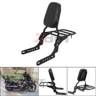 Motorcycle Backrest Sissy Bar w/Luggage Rack For Harley Nightster 975 RH975 RH 975 2022-2023 Special