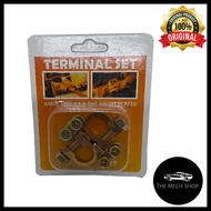 (High Quality) Battery Terminal Head Bateri Kepala Clamp 12v Set (+/-)NS60 NS60L NS70 N70Z N100 DIN5