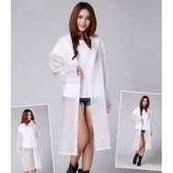 WHOLESALE EVA Plastic raincoat Poncho Skirt All Size Transparent Light