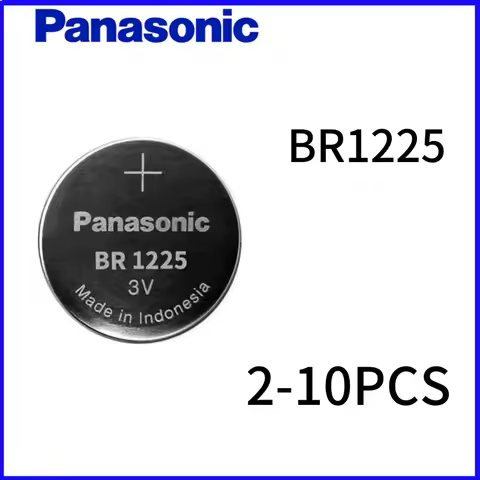 HOT 2-10pcs Original Panasonic BR1225 CR1225 Bulk 3V Battery Compatible with DL1225 KL1225 L1225 ECR
