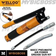 WELLOO 600CC Pneumatic Grease Gun Manual Lever Action Grease Gun