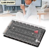 LAKAMIRY ARGB PWM Fan Hub, SATAs Interface with  2 in 1 Fan Hub, Portable 4Pin PWM 3Pin ARGB  Fan Hu