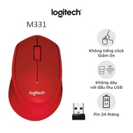 Chuột Logitech M331 Silent Yên lặng Kết nối Usb không dây - Bảo hành 12 tháng chính hãng