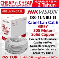 HikVision DS-1LN6U-G Full Copper 305 Meter Lan Cable - UTP Lan Network Cable