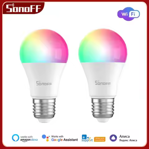 SONOFF B02-B-A60/ B05-BL-A60 WiFi Smart LED Bulb E27 Dimmable RGB Lamp Bulbs 9W 220V-240V Smart Home