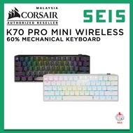 Corsair K70 PRO Mini Wireless RGB 60% Mechanical Gaming Keyboard Cherry MX Red Swappable Hot Swap PBT Double-Shot Keycap