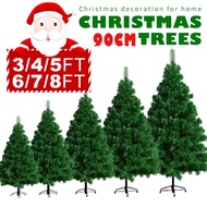 Slim christmas tree 3FT4FT/5FT/6FT small christmas tree on with decor christmas tree decoration