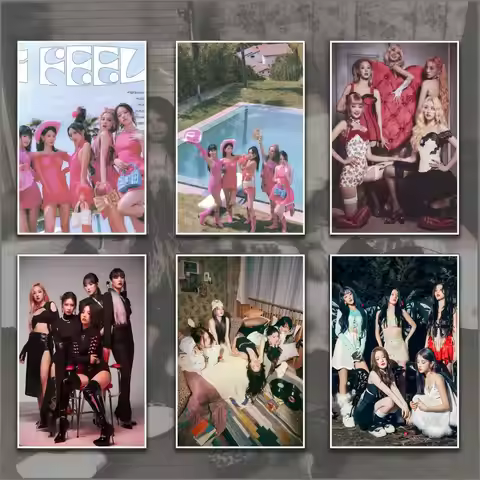 G)I-DLE Kpop G-l-DLE Gidle Poster HD Anime Hot Theme Singer/OST/Movie-Waterproof Self-Stick Home Dec