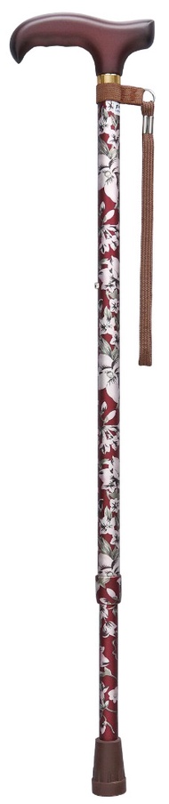 日本Fuji Home 單腳花紋拐杖