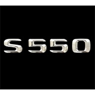 BENZ S550 15 New Style Pointed Font Word Mark Body Word Sticker Rear Box Font Font Height 23mm