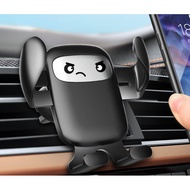 Car Phone Holder Mobile Phone Navigator Cute Cartoon Mobile Phone Holder With Air Outlet In Car