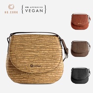 HGcork CK246 Vegan Cork Leather Women's Saddle Bag – High Quality Portugal Import
