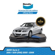 Bendix ผ้าเบรค BMW Series 3 320i / 325i (E90) (ปี 2005-08) ดิสเบรคหน้า+ดิสเบรคหลัง (DB1833DB1783)