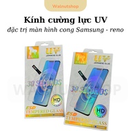 BAIKO UV tempered glass screen protector for samsung S - NOTE - oppo RENO || Curved screen glass - U