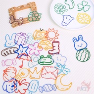 ❀ Dopamine Color Abstract Painting Series 02 PET Clear Stickers ❀ 54Pcs/Set DIY Fashion Waterproof K