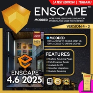 Enscape v4 2025 Latest for Windows PC 【️Activated Online Asset Lib】【️More Stable & Less Bug】【️Less P