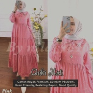 Dres Midi Wanita Terbaru/ Dres Midi Rayon Premium/ Dres Midi Kania/ Dr