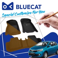 Bluecat 5D Carpet Perodua Bezza (2016-2023) Car Floor Mat / Leather Carpet