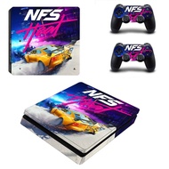 New style Need for Speed PS4 Slim Stickers Play station 4 Skin Sticker Decals For PlayStation 4 PS4 Slim Console &amp; Controller Skins Vinyl new design