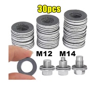 30pcs Washer Takung Minyak Oil Drain Plug Gasket Washer Oil Sump Nut Plug Crush Pan Washer Seal Gask