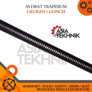 As Drat Trapesium 1 1/4 Inch Panjang 100cm As Drat Ulir Kotak