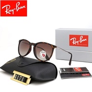 Ray_ Ban_ Sunglasses Erika Metal 2021 Europe and America Fan Men's and Women's Sunglasses Drive Travel Vacation UV Prote