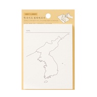 [ARTBOX OFFICIAL] Map Of Korea Sticky Notes