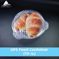 (200PCS) TP-1L Ops Disposable Cake Container Food Packaging / Box Container Bekas Makanan Kek For Ba
