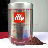 Illy Intenso Bold Roast 250gr Illy Blend 100% Arabica Ground Coffee Espresso Canned Coffee Illy Arab