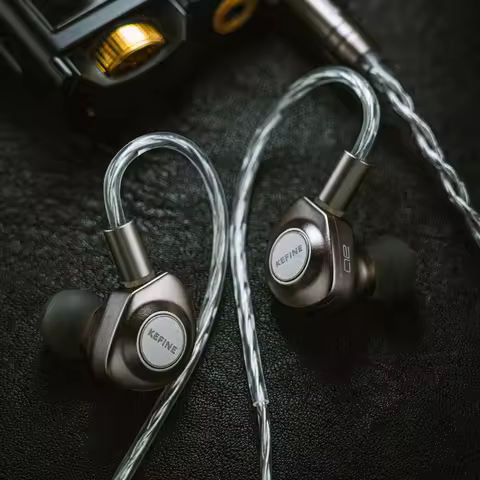 Kefine X ANGELEARS Delci AE 10mm DLC+PU Diaphragm Dynamic Driver IEMs Hi-Fi I n-ear Earphone with Tw
