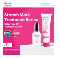 Mama’s Choice Stretch Mark Treatment Series | Serum & Cream | 2x Faster | Alpha Bisabolol/Niacinamid