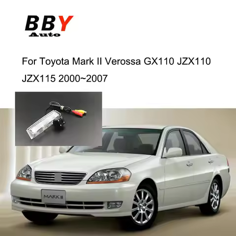 HD Rear View Camera For Toyota Mark II Verossa GX110 JZX110 JZX115 2000~2007 Backup Parking license 