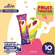 Aice Ice Cream Fruit Twister Es krim 3 varian stick isi 10pcs eskrim