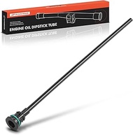 A-Premium V8 5.0L Engine Oil Indicator Dipstick Tube, with O-Ring Compatible with Ford F-150 F150, M