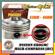 EX5 Piston High Compress Racing FURIOUSONCE FROGMC 53MM - 66MM (Pin 13) Dream / Kriss / Wave110 / Wa